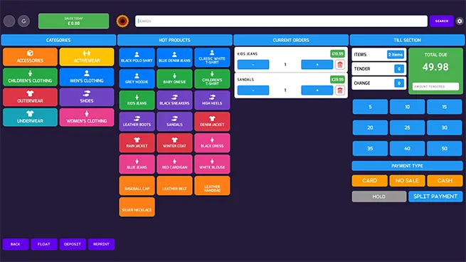 POsable the fully featured POS. Everything you need.